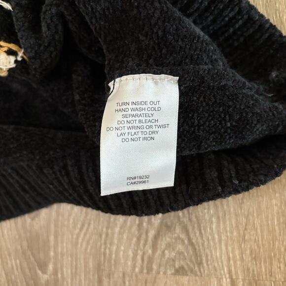 VTG Alfred Dunner Cardigan Sweater Ice Skaters Winter Christmas Fair Isle M Pet - Picture 8 of 8